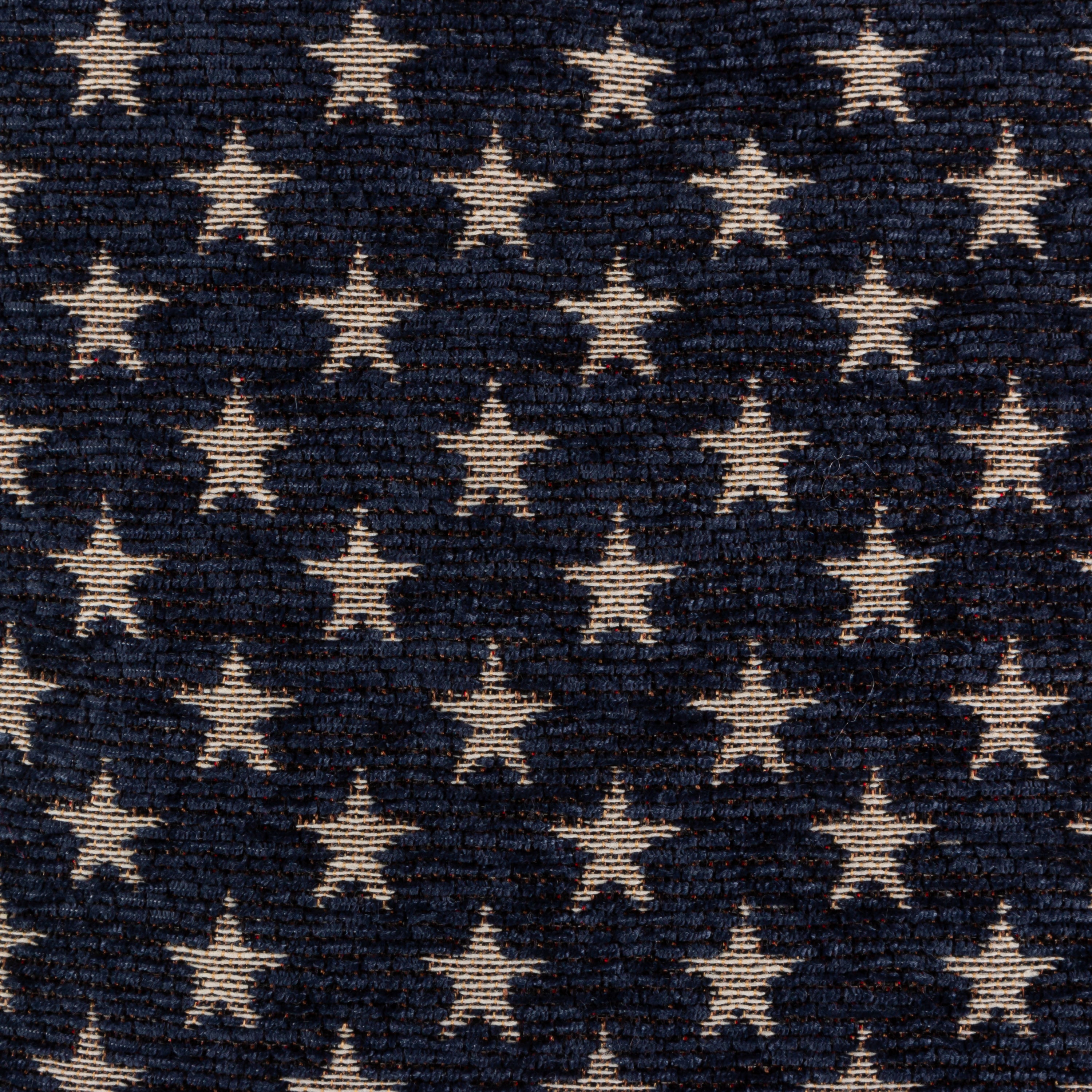 23.6 Inch Jacquard Patriotic Flag Throw Pillow